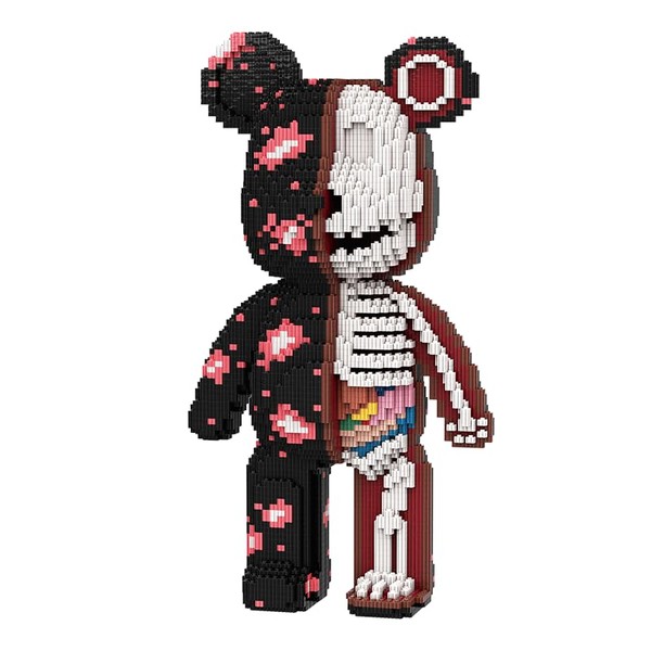 DAHONPA Animal Dissection Skeleton Bear Micro Building Blocks Set（7220PCS）, Creative