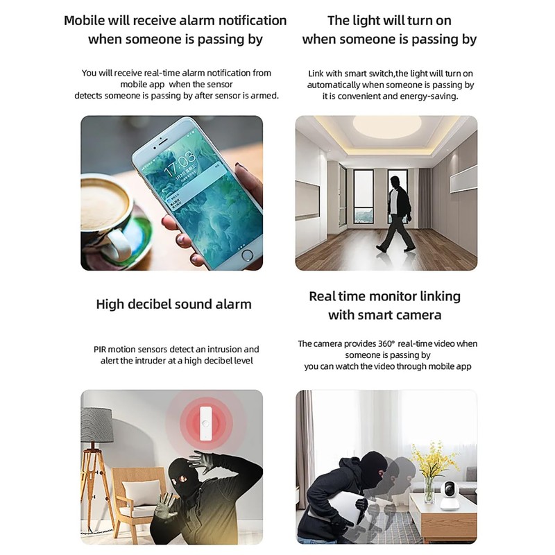 WiFi PIR Motion Sensor: Tuya Smart Motion Detector for Home
