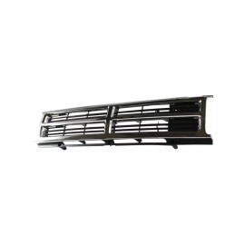 TopAlpha Chrome Surround Black Grille For 87-89 Toyota 4Runner  87-88 Pickup Truck 4WD