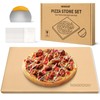 22 Inch Rectangle Pizza Stone Set, Large Pizza Stone for