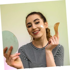 Baluue 4pcs Wooden Face Massagers Multi-functional Gua Sha Scrapers for Body Relaxation Natural Facial Massage Tools for Women for Skin Care Relaxation