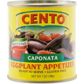 Cento Caponata Eggplant Appetizer, 7.0 - Oz. Cans Pack of 3, Product Of Italy