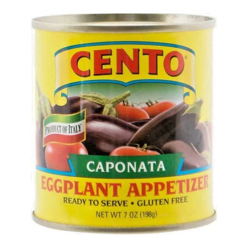Cento Caponata Eggplant Appetizer, 7.0 - Oz. Cans Pack of