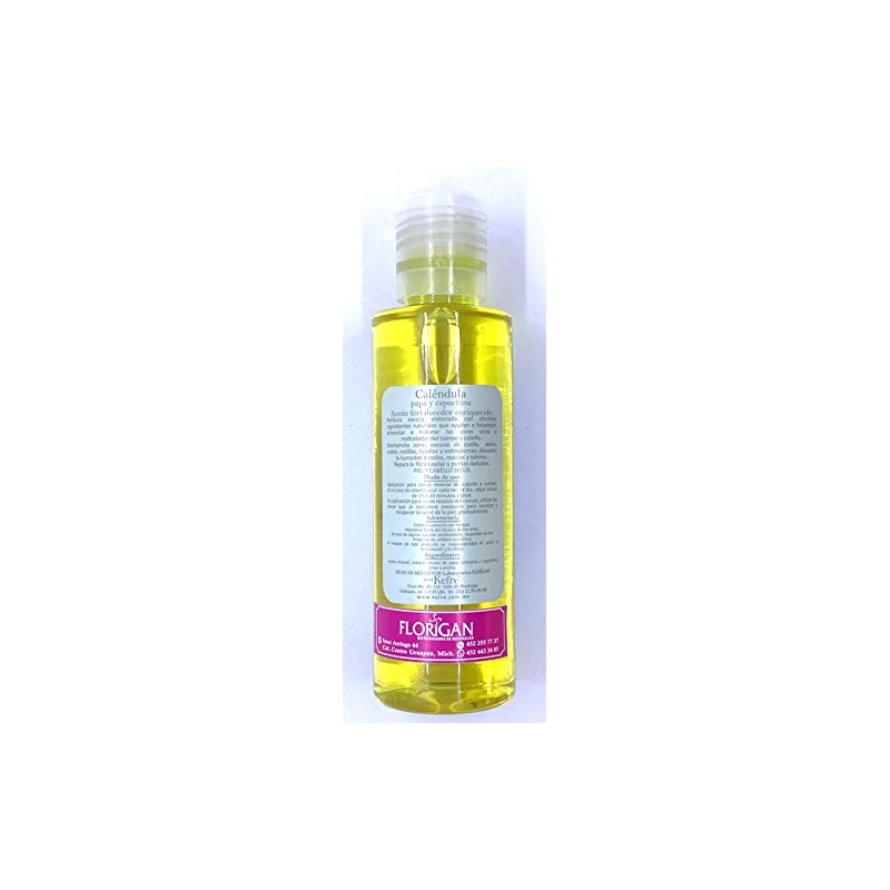 Aceite Fortalecedor Enriquecido con CALÉNDULA, PAPA y CAPUCHINA para Cabello