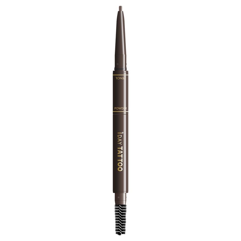 K-Pallet 3-Way Eyebrow Pencil 04 Greige Brown Waterproof Pencil 0.1