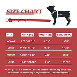 Collar de perro clásico de piel auténtica, suave, transpirable, impermeable, para perros grandes, medianos y pequeños                                 