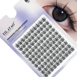 10 Rows Segment Type, Eyelash Accessory, 3 Levels, Fits Lids, For Women, Natural & Glamorous, Natural False Eyelashes, For Partial Use, Large Capacity, Natural, Self-False Eyelashes