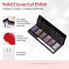 AIMEILI Solid Gel Nail Polish 12 Colors UV LED Solid
