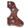 ARM Acoustic Guitar Pickguard Self-Adhesive Tortoise-Red For J200 SJ200 Style