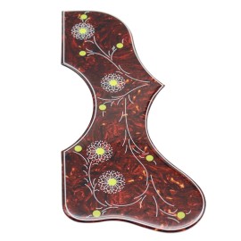 ARM Acoustic Guitar Pickguard Self-Adhesive Tortoise-Red For J200 SJ200 Style
