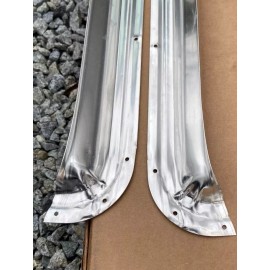 NA 32 Inch Mill-Finish Aluminum Drip Cap Rain Gutter for RV Trailer Door or Windows