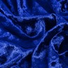 YPDY Royal Blue Stretch Crushed Velvet Fabric by The Yard,