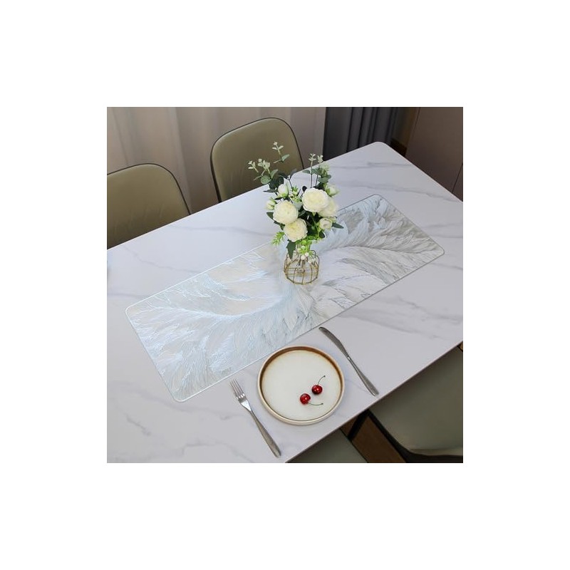 Hosoncovy PVC Table Runner Non-slip Decorative Table Mats Placemat for