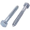 SKIR'CO Pack of 15 DIN 571 Galvanised Steel Hex Head