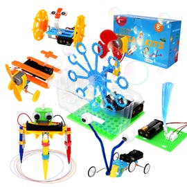 STEM Science Kits for Kids 6-8, Educational Toys for Kids 4-6, Science Experiments for Kids 6-8 9-12, Robot Building Kit for Kids 5-7, Kids Crafts Engineering Electric Motor Kit
