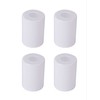 Ruiever 4 Pack White Glass Shades Replacements,5.51in Height,3.94in Diameter,1.65in Fitter,Cylinder