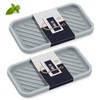 EG-SIPRO Kitchen Sink Organizer Tray,Sponge Holder for Kitchen Sink Bathroom
