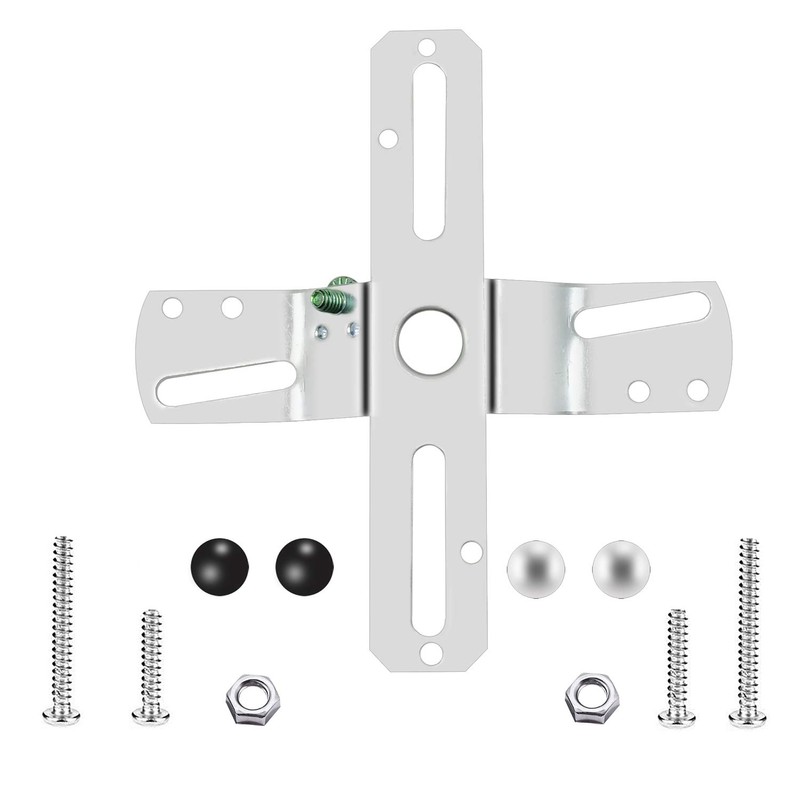 ECUDIS 4" Cross-Shaped Universal Light Fixture Crossbar, Lighting Crossbar with