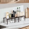 STORAGE MANIAC Set of 4 Expandable Kitchen Cabinet Organizer Shelf