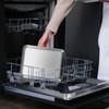 12PCS Stainless Steel 1/8 Sheet Pan, Nonstick Small Cookie Sheet,