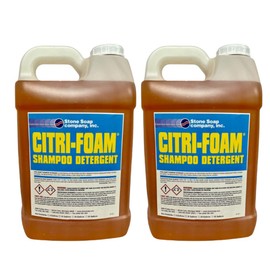 Stone Soap Citri-Foam Shampoo Detergent for All-Inclusive Bay Brush and Cloth Washes, 2.5 Gallon Two Pack, (5 Gallons Total)