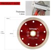 GoYonder 4.5 inch Super Thin Diamond Tile Blade, X Teeth