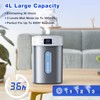 4L Ultrasonic Cool Mist Humidifier with 304 Stainless Steel Tank,
