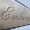 Cutncraft Designs Embassy Font Signs Engraved Wooden Sign Plaque Wall