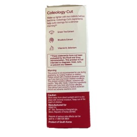 Foodology Coleology Cut For Women - with Green Tea Extract - 60 tabs - Exp 10/25