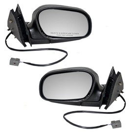 Driver and Passenger Power Side View Mirrors Replacement for 98-08 Ford Crown Victoria Mercury Grand Marquis 9W7Z 17683A6W7Z 6W7Z17682AA