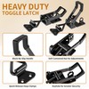 4Pack Heavy Duty Toggle Clamp Latch,4003 Style 1320lbs Capacity Pull