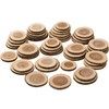 Natural Small Wood Slices for Crafts, 1.2"-2.5" Unfinished Wood Pieces