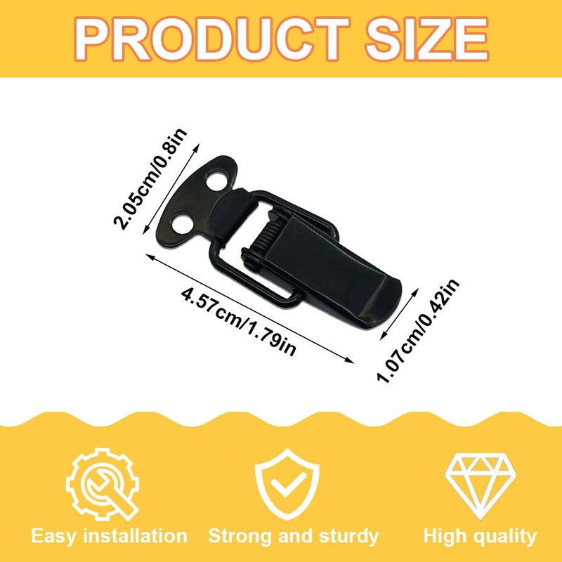 WeddHuis Pack of 6 Box Fastener Tension Lock Lever Lock