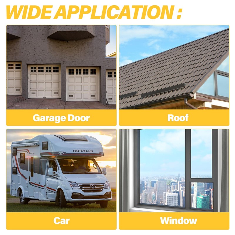 ZUIWAN 6MM Thick Garage Door Insulation Kit - 16P Reflective