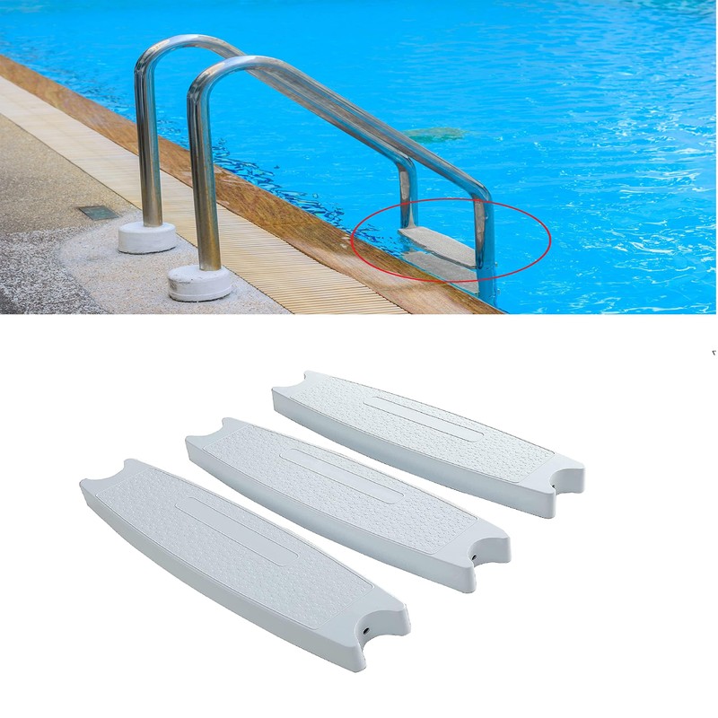 HECASA 18" Universal Pool Ladder Steps Replacement, 300 lbs Weight
