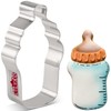 LILIAO Feeding Bottle Cookie Cutter for Baby Shower - 2.5