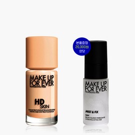 Make Up For Ever 착붙파데 HD SKIN 파운데이션 (+27000원 상당 스펀지 증정) Perfect Fit HD Skin Foundation (+27,000 Won Worth of Sponge Gift)
