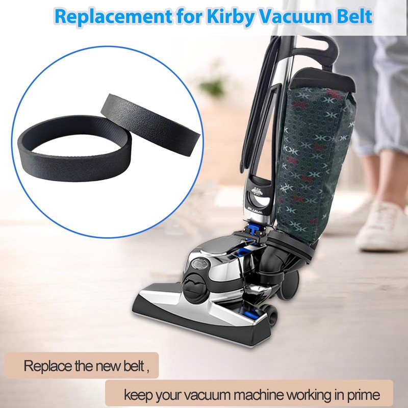 4 Pack Vacuum Belts Replacement for Kirby Vacuum Cleaner, Replace
