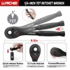 LLNDEI 1/4" Drive Socket set & Nut Driver Set 44PCS,