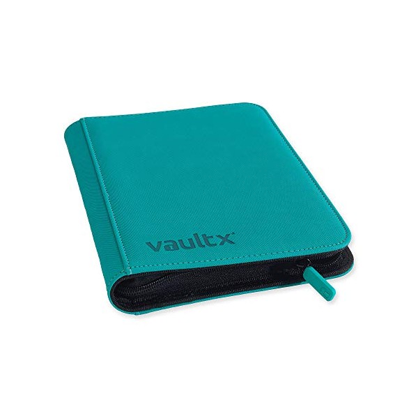 Vault X Premium Exo-Tec Zip Binder 4 Pocket, 20 Double-Sided Pages, 160 Side-Loading Slots for Board, Collectible or Trading Card Game Protective Folder Album