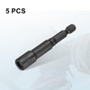 sourcing map 5pcs Magnetic Nut Driver 6mm Hex Drive Socket