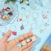 Megitzuu 30PCS Ocean Animal Wine Charms - Funny Dolphin, Octopus,