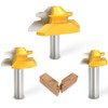 1/2 Inch Shank Tongue and Groove Router Bit Tool Set