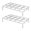 2 Set 15 Slots Flat Countertop Coffee Pod Holder Flat