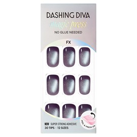 Dashing Diva Magic Press Nail Tip Set, 1 Set, Smudge Night / 데싱디바 매직프레스 네일팁 세트, 1세트, 스머지 나이트