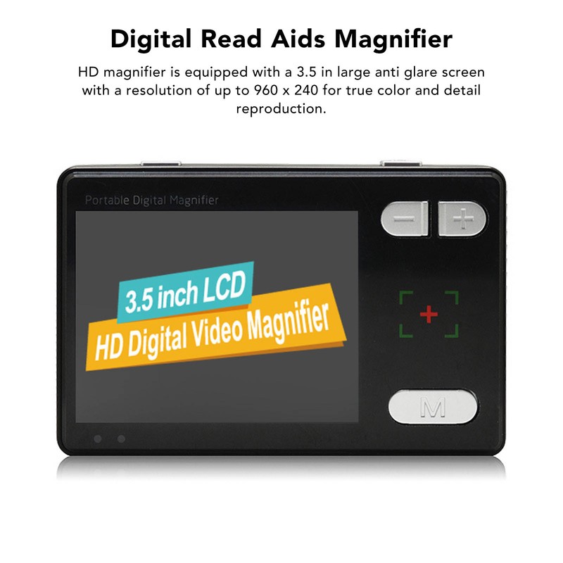 3.5in Video Magnifier 720P Full HD Digital Read Aid Portable