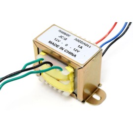 JCM 110/220VAC to 24VAC 1000mA 1A Center Tap Power Transformer 12V-0-12V 24V 12Vx2