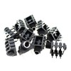 SQXBK 10PCS Mono Jack Panel Mount Connector Female Socket Stereo