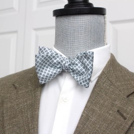Camellucci NWT Men's bow tie Silk Self - tied Bow tie Gift Box S387