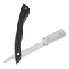 Foldable Beard Clipper Handle Reusable Stainless Steel Safety Manual Straight